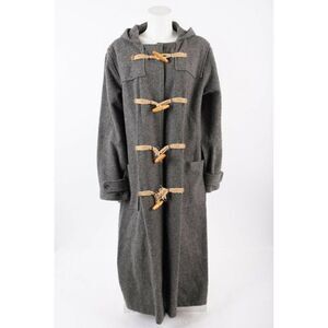 Vintage Woolrich Gray Toggle Car Coat Jacket M